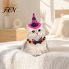 Holiday Gift for Pet Lovers Halloween Cat Costume, Bat Wings, Funny Witch Hat, Felt Creative Attire Festive Apparel Cats Small Dogs, Parties, Cosplay