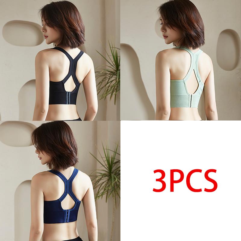 Women Sports Bra Workout Push Up Seamless Sexy Fast Dry Yoga Fitness Removeable Pads Shockproof Running Wire Free X Shape Back