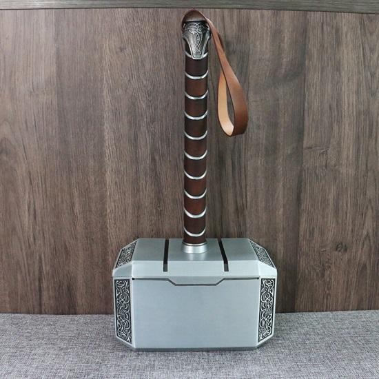 Hammer Metal, Mjolnir, Cosplay Scale Movie Prop Replika, Hammer