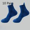 10 Pairs of Men's Basketball Cycling Sports Towel Bottom Shock Pressure Non Skid Socks
