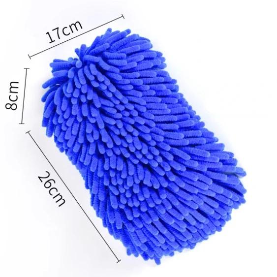 Microfiber Car Washer Sponge Cleaning Car Care Detailing Brushes Washing Towel Auto Gloves Styling Accessories