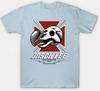 Jason Lee Dodo Skull  Adult S-3XL Light Blue Retro Blind Skateboards Unisex T-Shirt