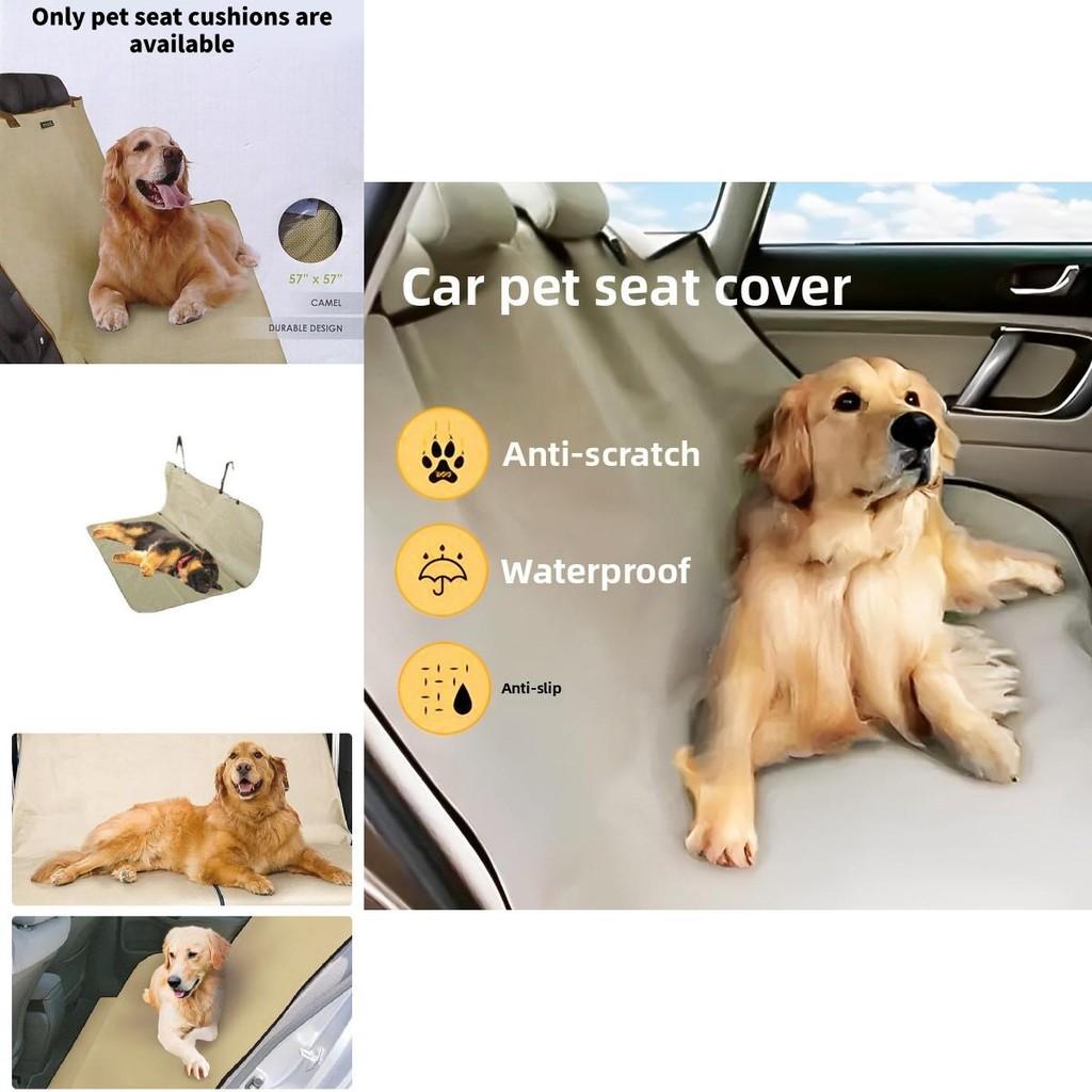 Hundeautositzunterlage Wasserdicht Zusammenklappbar Abnehmbarer Sitzschoner für Haustiere