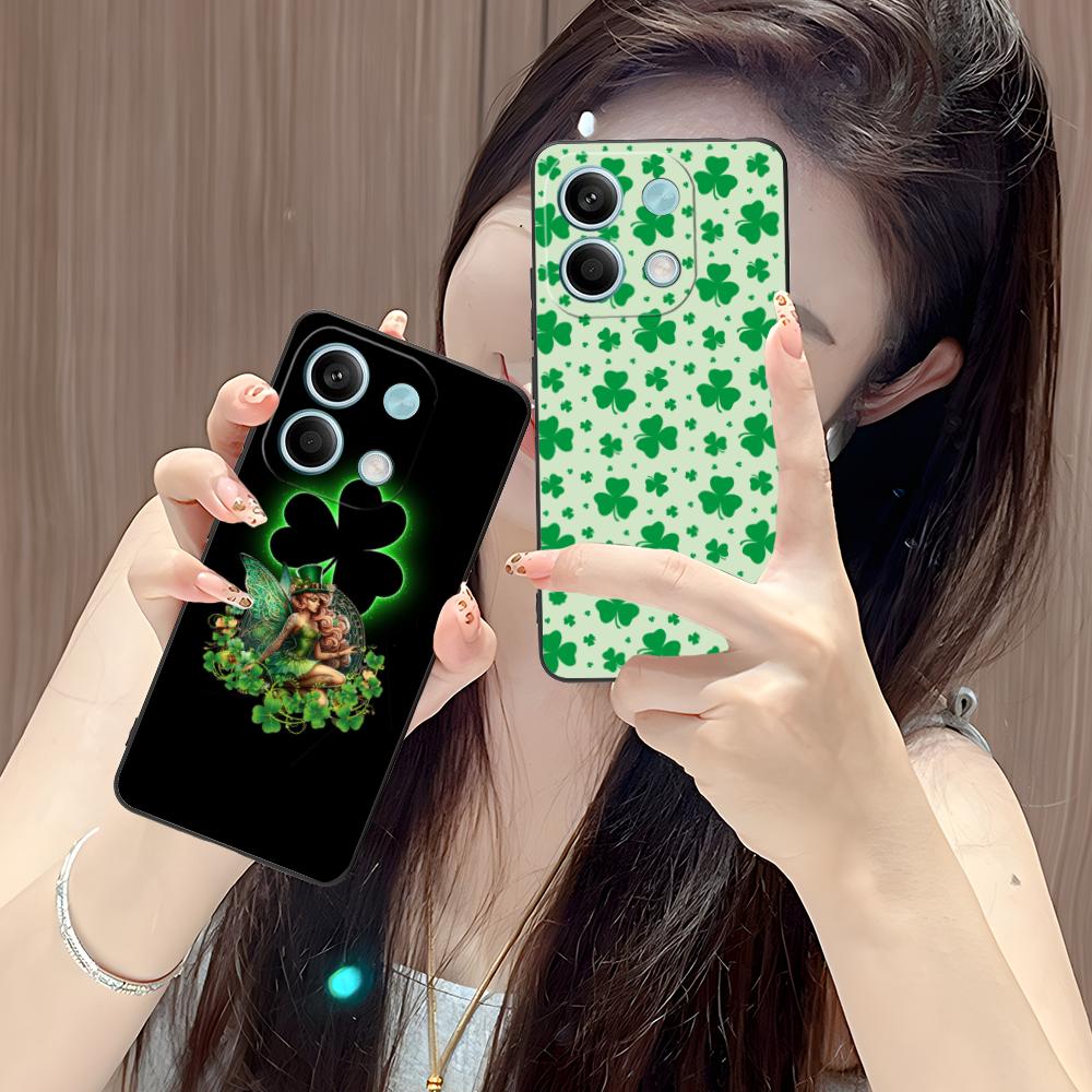 Saint Patrick's Day Mobile Phone Case for POCO M7 M6 M5 M4 M3 X7 X6 X5 X4 X3 Pro GT 5G Colorful Printing Cover Smartphone Pretty
