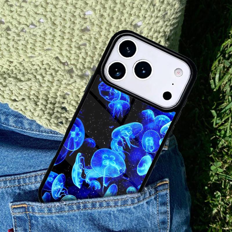 Magic Jellyfish Soft Mobile Phone Case Compatible with IPhone 17 16 15 14 13 12 11Pro Max 17 Air Cover