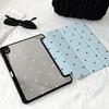 Schwarze Polka Dots für iPad Pro 11 Hülle 10.2 9/8/7. Generation 9.7 5/6. Air4/5 10. Generation 10.9 Air 3 10.5 Pro 12.9 Mini 6 Dreifach-Hülle