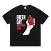 Greenday Shortsleeved Tshirts Around Concert Clothes for European and American Rock Fashion Casual Unisexs and Womens Tshirts