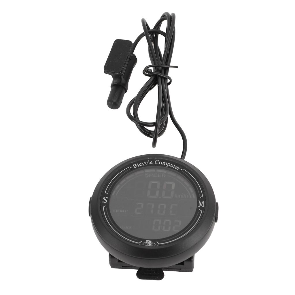 Cyklistický tachometr Sledování v reálném čase Svítící Multifunkční cyklopočítač Odometer pro jízdu na kole