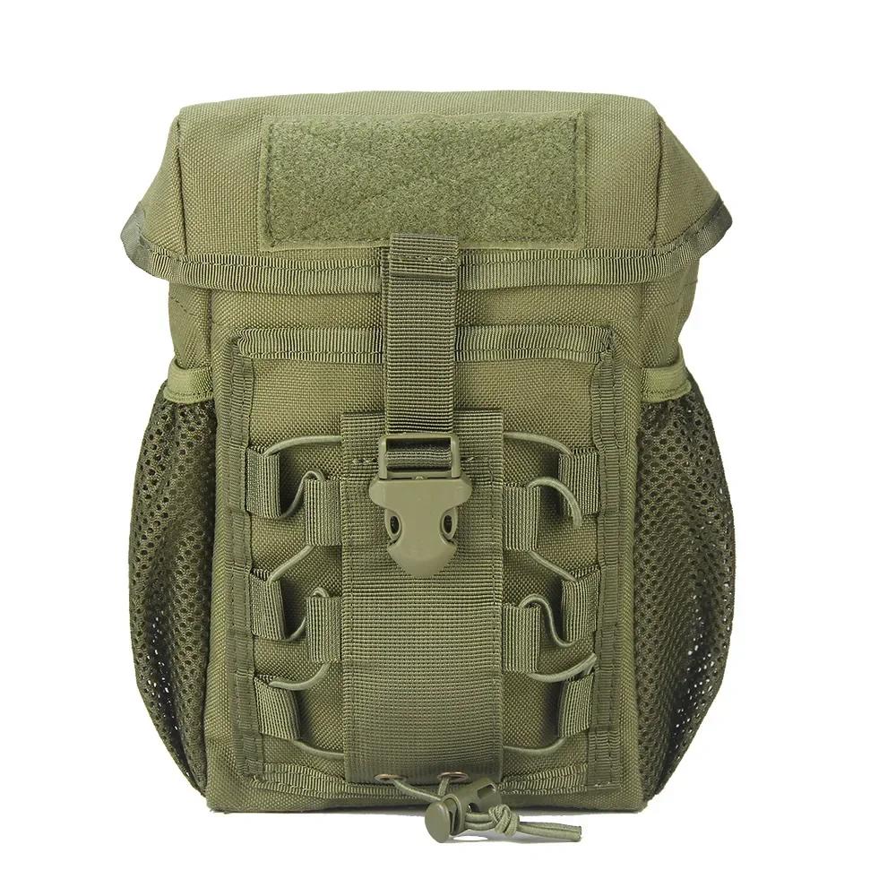 

Mountaineering Tactical Bag Water Bottles Pouch Molle Travel Storage Bags Handbag Hunting Medical Bags Backpack Outdoor Camping зелений