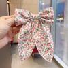 Dongdaemun Floral Chiffon Bow Hairpin Tassel for Women