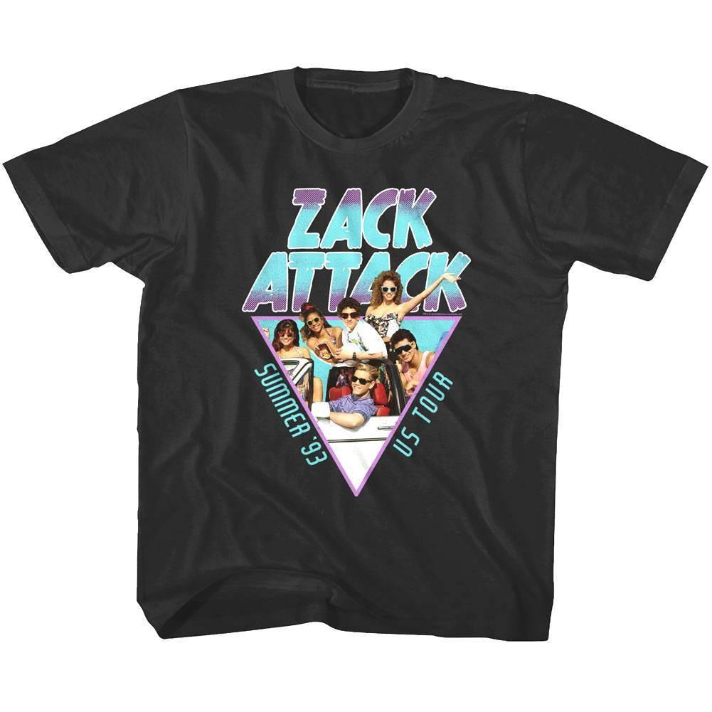 Saved by the Bell Zack Attack Summer 93 Kids T Shirt S