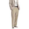 UNIQLO Solid Color Business Zipper Wide Leg Casual Pants Unisex bottoms Dark-Beige 462197-32