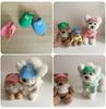 1 Piece Summer M-Shaped Embroider Three-Color Sun Hat for Dogs, Pet Cats, Pets, Elastic Pig Nose Buckle Adjustment Hat