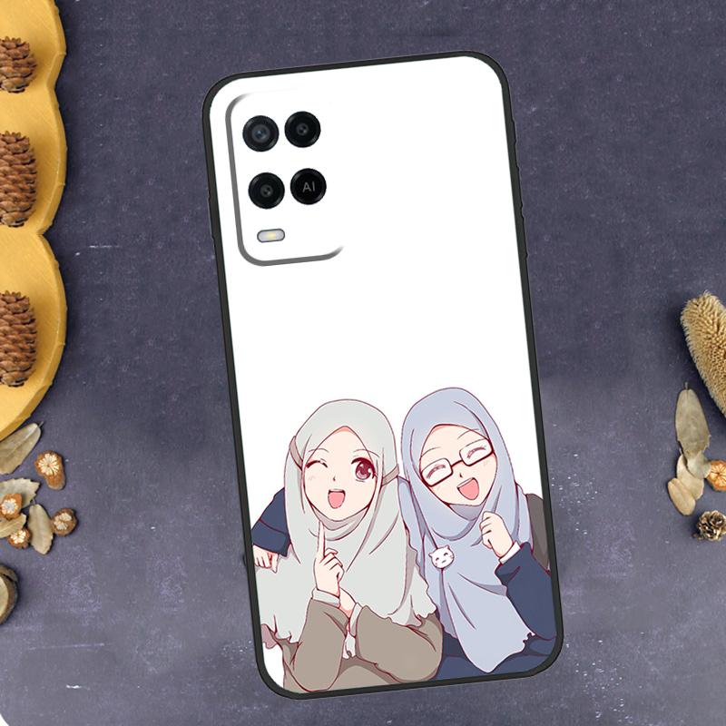 

Muslim Arabic Hijab Girl Phone Case For Oppo A78 A38 A58 A74 A15 A80 A60 A40 A94 A54 A98 A18 A16 A76 A96 A17 A77 A57S OPPO A78 5G