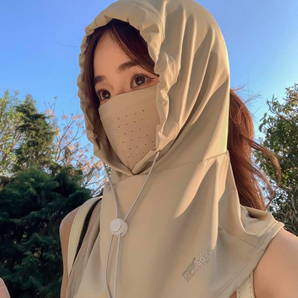 Breathable Anti-UV Balaclava Hat Ice Silk Face Sun Protection hat UV Protection Mask School
