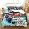 New Fashion Inuyasha Bedding Set Single Twin Full Queen King Size Bed Set Adult Kid Bedroom 3D Anime bed sheets and pillowcases