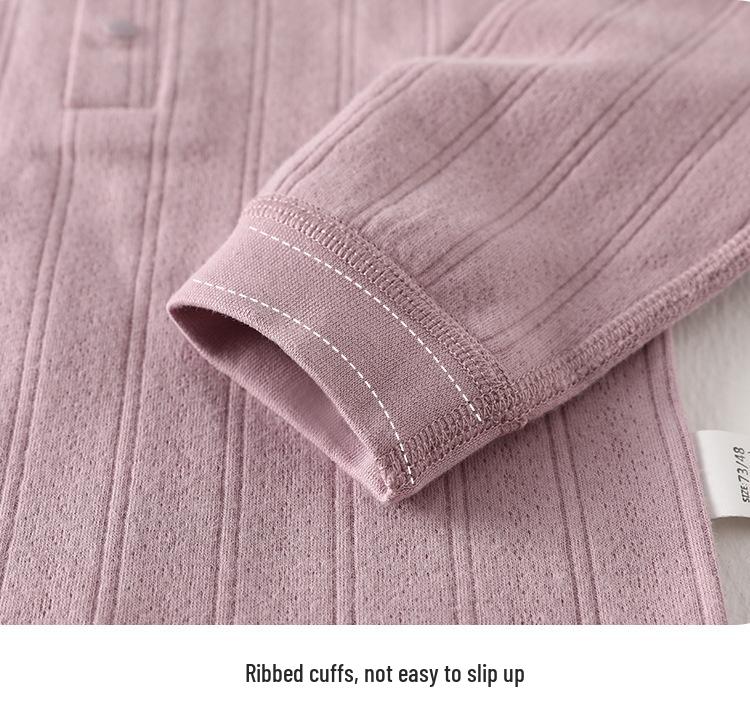 Baby Pure Cotton Class A Warm Underwear Set - Boys and Girls Split Pajamas for Autumn, Winter, and Spring