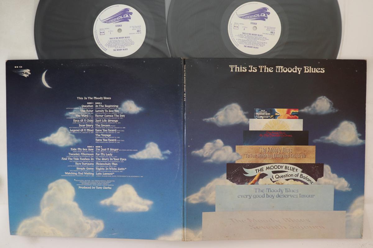 

LP Record MOODY BLUES - This Is The Moody Blues MB12 Threshold 1974 UK Rock Used