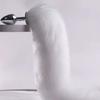 Metal Anal Plug with Soft Fox Tail for Men Women Wearable Intimate Toy for Cosplay Roleplay Sensual Massage Adult Bedroom Fun