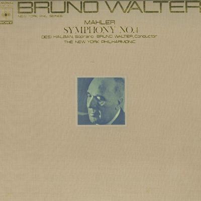 LP Schallplatte DESI HALBAN, BRUNO WALTER, NEW YORK - Mahler: Symphonie Nr. 4 in G-Dur SONC15002 CBS SONY Japan Klassisch Gebraucht