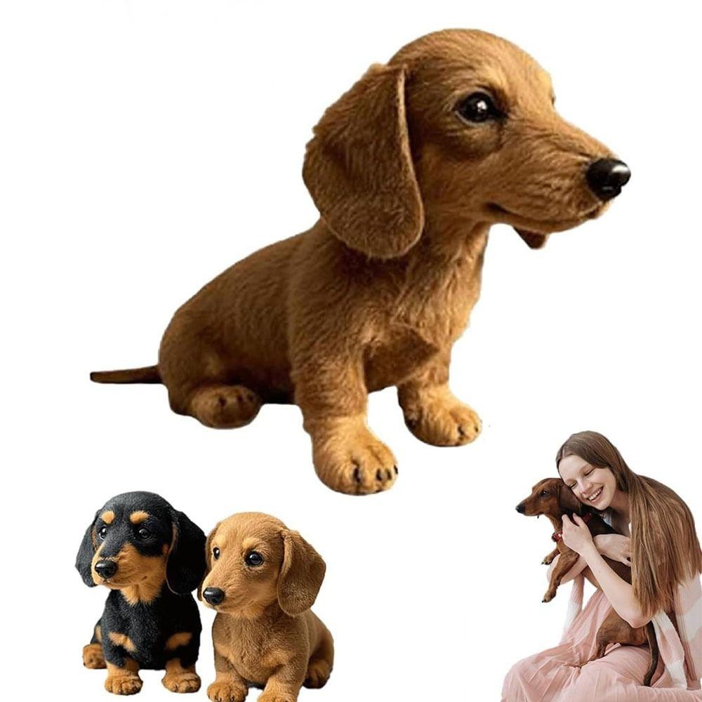 Mimics Natural Movement Dog Plush Toy Soft Mimic Plush Plush Pillow  for Emotional Support