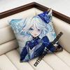 Genshin Impact Furina Throw Pillow Case Sham 45X45Cm 35X35Cm Square Home Pillowcase Cushion Cover