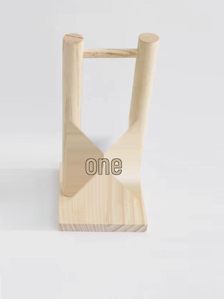 Solid Wood Universal Noise-Cancelling Headphone Wall Mount and Display Stand