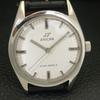 HANDAUFZUG VINTAGE ENICAR STAR JEWELS 160 SCHWEIZER HERREN WEISSES UHRENGEHÄUSE a703779-1