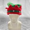 Festive Red & Blue Elf Bell Hat for Christmas Parties & Masquerades