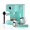EU Local Delivery Commercial Semi-Automatic Electric Espresso Coffee Machine with 20Bar Pump Brew System Milk Frother for Hotel
