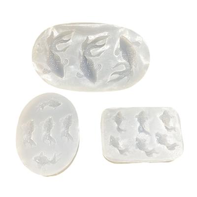 Compact Goldfish Silicone Mold For DIY Jewelry Keychains Home Ornaments Craft Projects Lightweight Pendant Mold