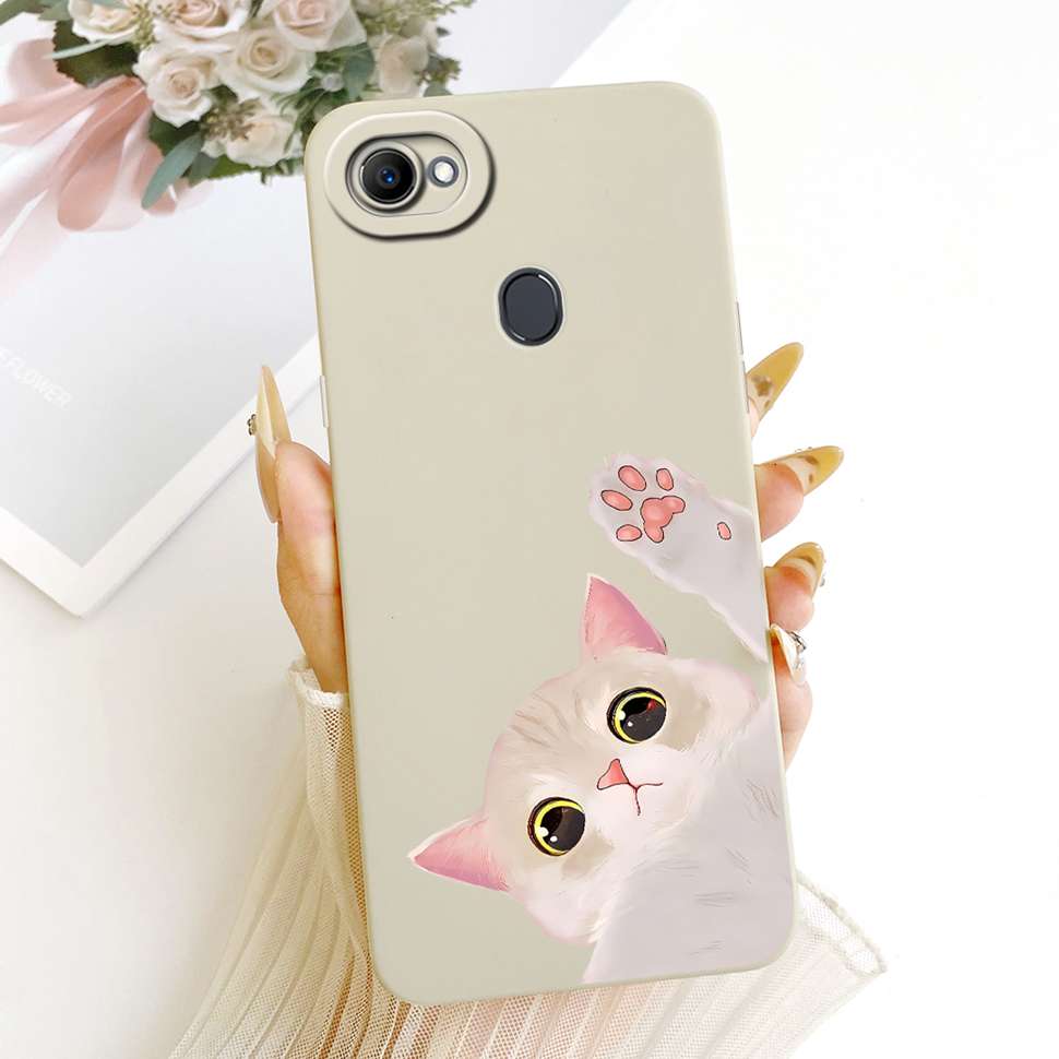 Casing For Oppo F7 CPH1819 CPH1821 Luxury Candy Pattern Simple Soft Silicone Case For Oppo F7 OppoF7 Phone Cover 6.23"