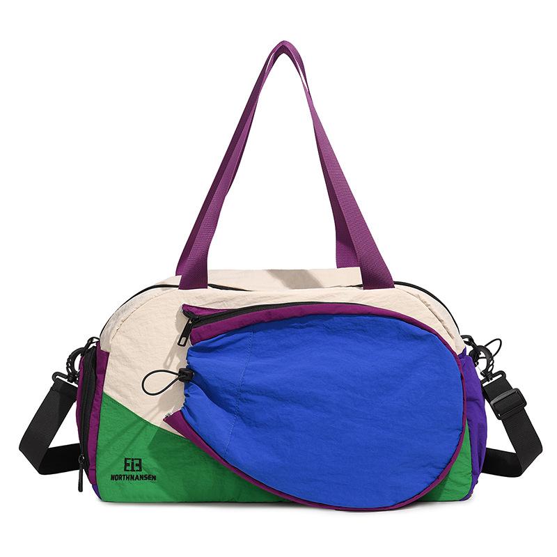 Customizable Lightweight Water-Repellent Outdoor Travel Bag with Wet/Dry Separation for Fitness and Sports