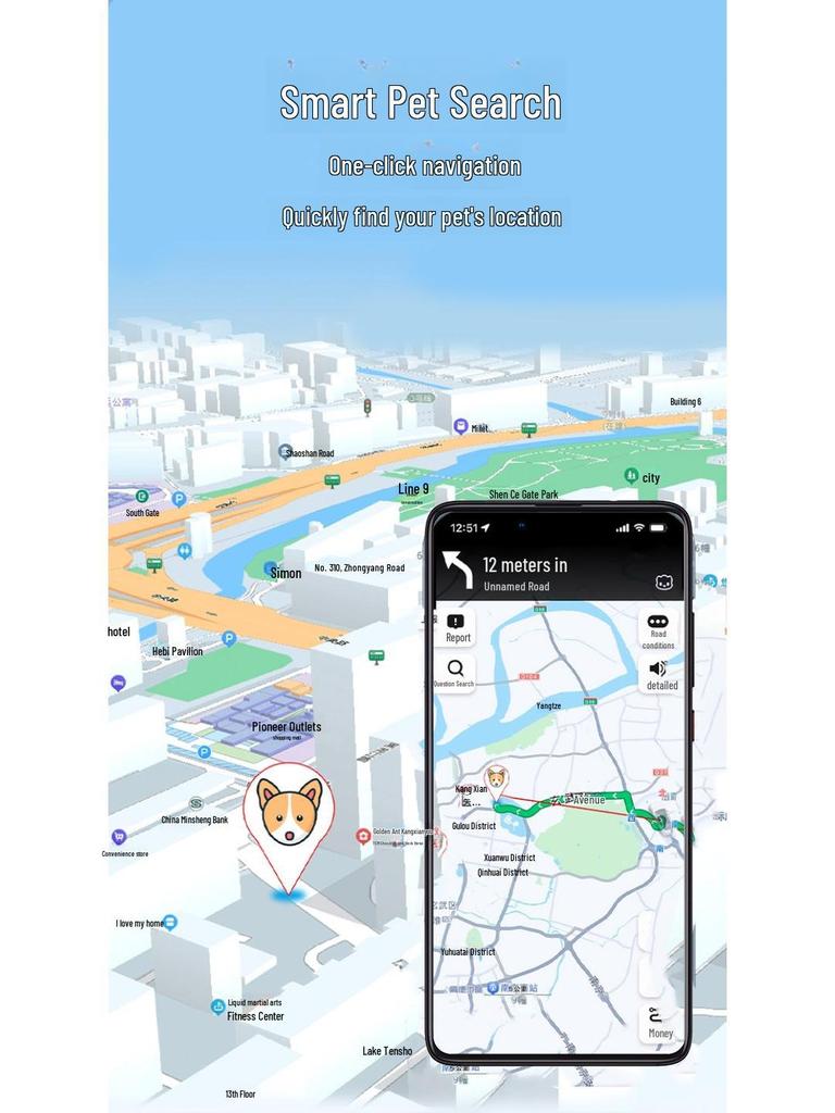 Pet GPS Collar: Anti-Lost Waterproof Tracker for Dogs and Cats