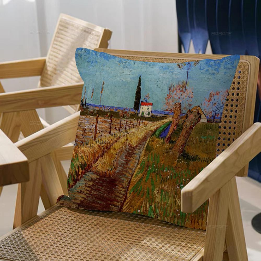 Van Gogh Starry Sky Pillowcases Home Bedding Decorative Pillow Cover Wedding Super Soft Pillow Case