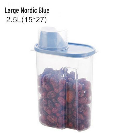 Airtight Food Storage Container for Grains, Nuts, and Cereal