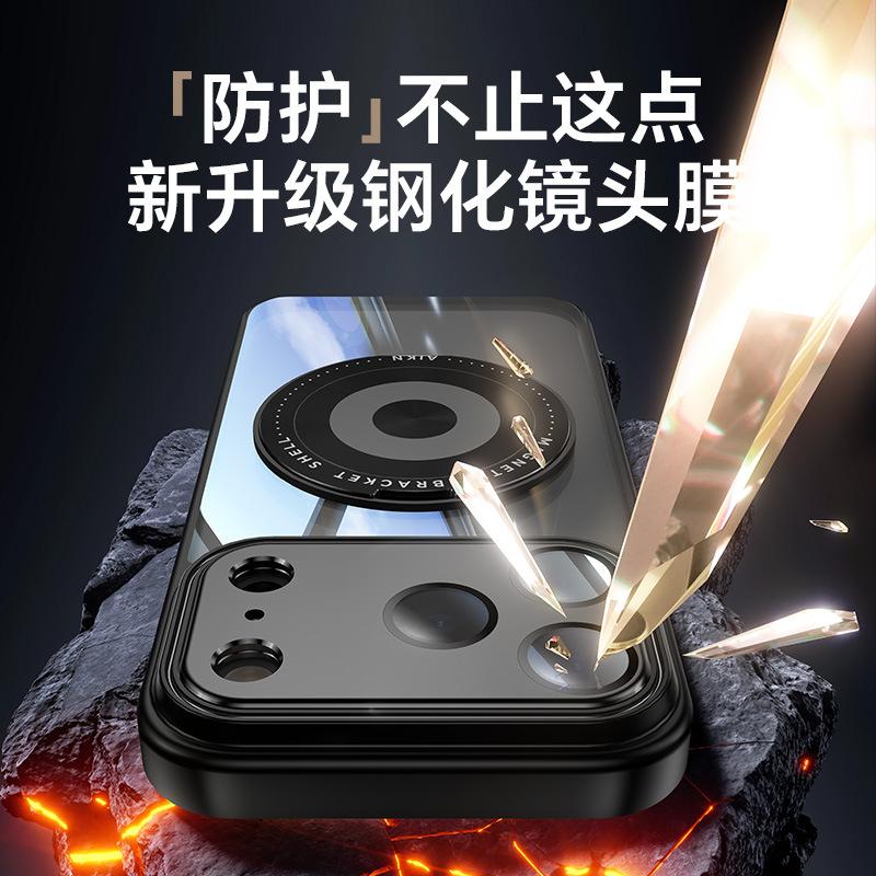 Applicable To iphone11ProMax Mobile Phone Case Apple 11 Tic 111 Bracket 11 2-in-1 11Pro Mobile Phone Case