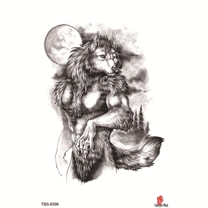 Set mic de tatuaje autocolante totem și simbol impermeabile pentru antebraț