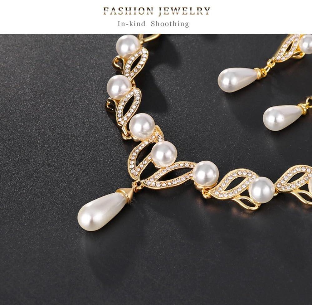 Latest Stylish Design Fancy Traditional Pearl Necklace Jewellery Set for Women