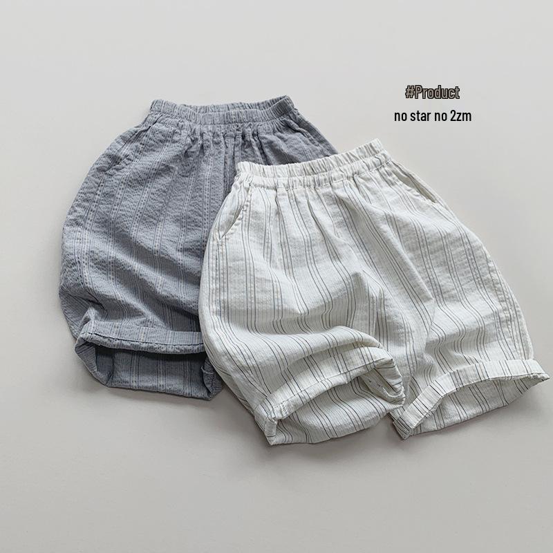 Kids' Summer Striped Lightweight Mosquito-Proof Pants - Unisex Casual Japanese Korean Style.