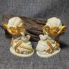 Cartoon Manjushri Statue Wisdom Buddha Statue Hand-carved Buddhist Gift Blessing Wisdom Home, Room, Office Decoration, Statue