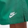 Nike Club Logo Embroidered Drawstring Woven Shorts Men Bottoms Green FN3308-365