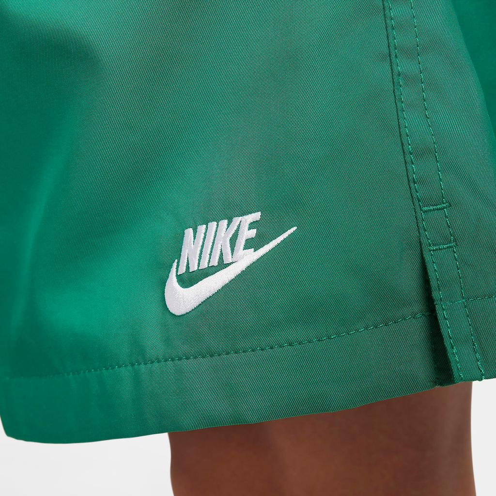 Nike Club Logo Embroidered Drawstring Woven Shorts Men Bottoms Green FN3308-365