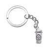 Food Keychain Breakfast Theme Party Birthday Key Holder 28mm Ring