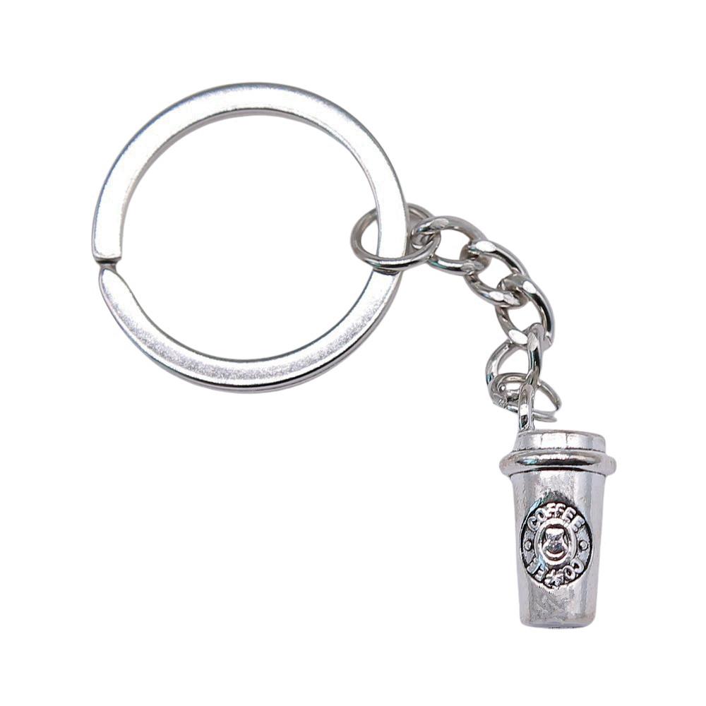 Food Keychain Breakfast Theme Party Birthday Key Holder 28mm Ring