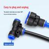 Pneumatic Plastic Quick Connector Y/T-type, Push-in Air Hose Fitting (PE: 4/6/8/10/12/14/16)