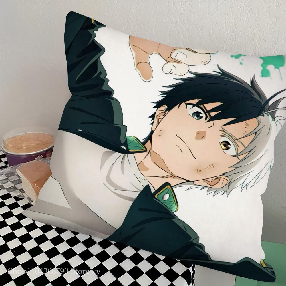 W-WIND B-BREAKER Animationskuddfodral Fyrkantig kudde Sovrum Soffa Fritidskomfortkudde Bil Vardagsrum Hemdekoration