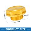 A ABSOPRO Filler Cap Cap Fuel Gas Tank Cap Cap