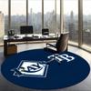 Tampa Bay Rays (24) Round Office Rug Decorative Floor Rug for Office Bedroom Living Room and Home Space