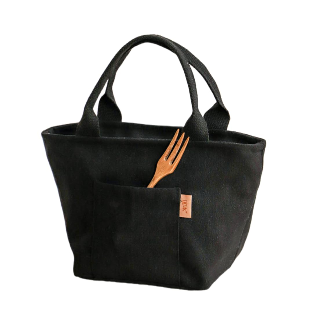 

Roseelk Lunch Bag, Insulated, Cooler Bag with Lunch Wire, Water-Repellent, Stylish, with Clasp Closure, Fits Drinks, Lunch Boxes, PET Bottles, Water